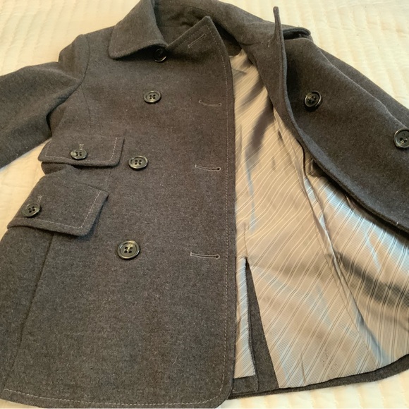 BCBGMaxazria Wool Blend Winter Coat Jacket Grey Size XS - Picture 8 of 13